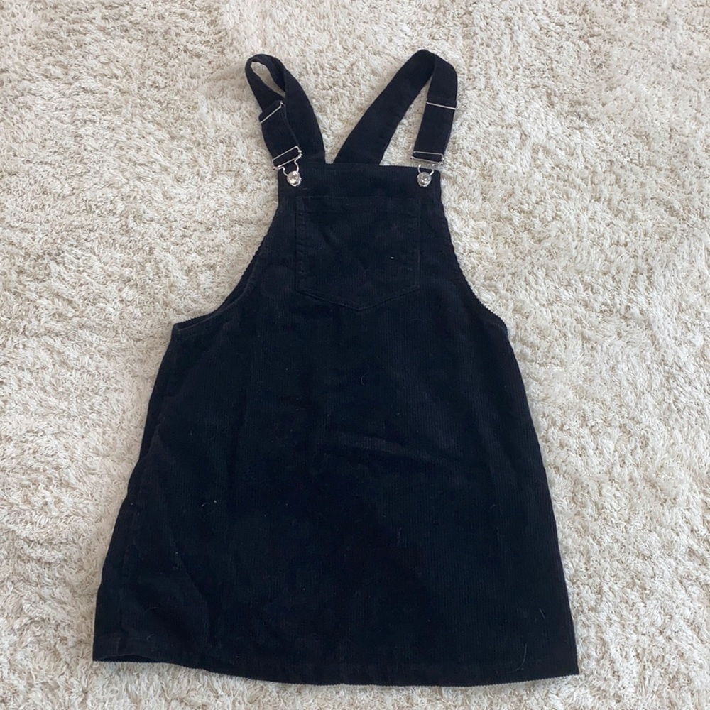 black corduroy dress from forever 21